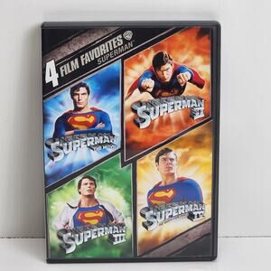 DC Superman Collection I, II, III & IV (2008) Four Film Favorites DVD Movies